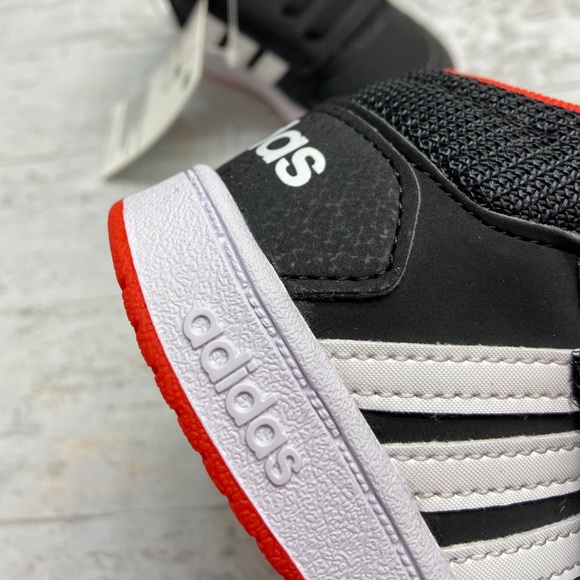 Adidas Hoops Mid 2.0 Toddler Velcro Sneakers - Picture 8 of 13